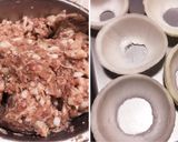 玉葱の器で♡トマトチーズ煮込みハンバーグ作り方2写真
