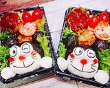 ミッキーになりきるドラえもん♪キャラ弁♪作り方6写真