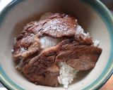ポン酢と玉ねぎのタレ♪牛肉の焼肉丼作り方4写真