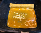 アスパラとソーセージの卵焼き作り方7写真