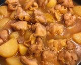 鶏もも肉とジャガイモの煮物 *☻*作り方4写真