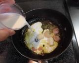 シーフードカレークリームソースパスタ作り方9写真