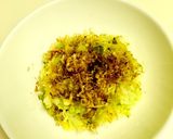 1人分レシピ：キャベツ卵のお好み焼き風作り方3写真