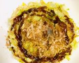 1人分レシピ：キャベツ卵のお好み焼き風作り方4写真