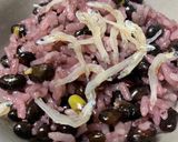 黒豆梅ご飯作り方5写真