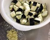 なすとひき肉の和風そぼろ煮。作り方1写真