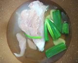 簡単→一品にε(ﾉ･∀･)ﾂ茹で鶏ベジ♪作り方1写真