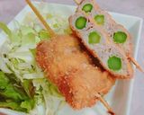 アスパラの豚肉巻き 串揚げ作り方11写真