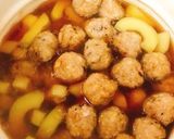 加賀太胡瓜と肉団子のあんかけ作り方6写真