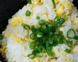 鶏ガラと炒り卵で♪チャーハン風混ぜご飯作り方2写真