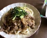 生姜肉味噌うどん作り方7写真