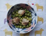 グリーンピースの白だし煮♪作り方3写真