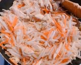 大根消費✿鶏胸肉とポン酢で炒めなます風♬作り方10写真