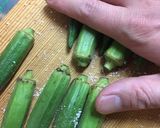 おくら肉巻き照り焼き作り方2写真