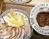 干し柿ソースを添えたローストポーク♪作り方5写真