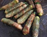 おくら肉巻き照り焼き作り方10写真