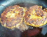 シャキシャキもやしｉｎ生姜焼きハンバ−グ作り方4写真