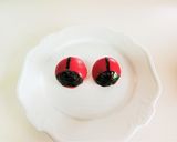 可愛いトマトのてんとう虫＊サラダのデコに作り方4写真