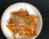 ゴボウと人参のきんぴら作り方6写真