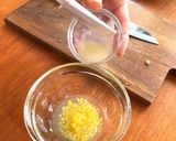 甘酸っぱいアジのレモンソース作り方1写真