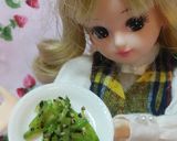 リカちゃんサイズ♡絹さやブラックペッパー作り方7写真