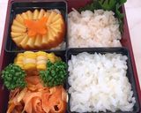 5月20日　エビフライ弁当　詰め方作り方2写真