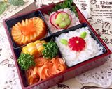 5月20日　エビフライ弁当　詰め方作り方4写真