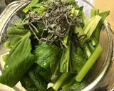 電子レンジで小松菜の塩昆布煮作り方2写真