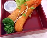 5月20日　エビフライ弁当　詰め方作り方6写真