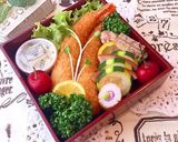 5月20日　エビフライ弁当　詰め方作り方8写真