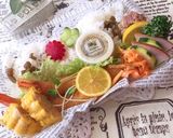 5月20日　エビフライ弁当　詰め方作り方11写真