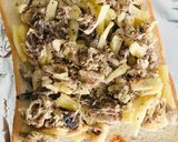 サバの塩焼きでチーズトースト作り方3写真