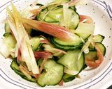 梅酢の胡瓜と茗荷の和え物作り方3写真