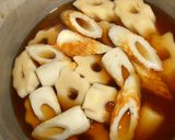 副惣菜に簡単✿ちくわぶと❀ちくわの✿煮物作り方3写真