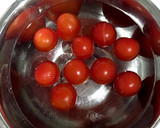 簡単♪一瞬、プチトマトの皮むき作り方3写真