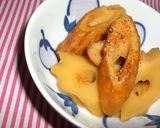 副惣菜に簡単✿ちくわぶと❀ちくわの✿煮物作り方4写真