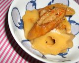 副惣菜に簡単✿ちくわぶと❀ちくわの✿煮物作り方5写真
