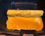アスパラとソーセージの綺麗な卵焼き作り方3写真