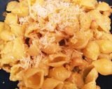 ひよこ豆とベーコンのパスタ作り方3写真