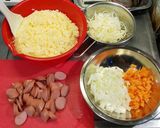 青じそと練り梅の残り物あっさりチャーハン作り方1写真
