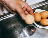 トロトロゆで卵を牡蠣だし醤油で作り方2写真