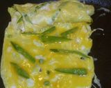 お弁当に♪さやいんげんと塩昆布の卵焼き作り方3写真