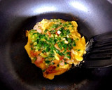 簡単♪青ネギたっぷり お好み焼き風卵焼き作り方3写真
