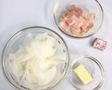 簡単☘️大根とベーコンのひら②スープ作り方1写真