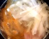 簡単☘️大根とベーコンのひら②スープ作り方2写真