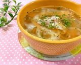 簡単☘️大根とベーコンのひら②スープ作り方3写真