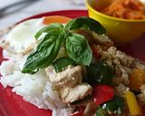 肉無し豆腐ガパオライス作り方9写真