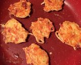 うどんと卵のハムチーズ焼き作り方3写真