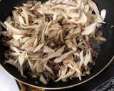 牛肉と牛蒡舞茸の時雨煮作り方5写真