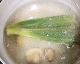鶏のゆで汁リメイク★かきたまスープ作り方1写真